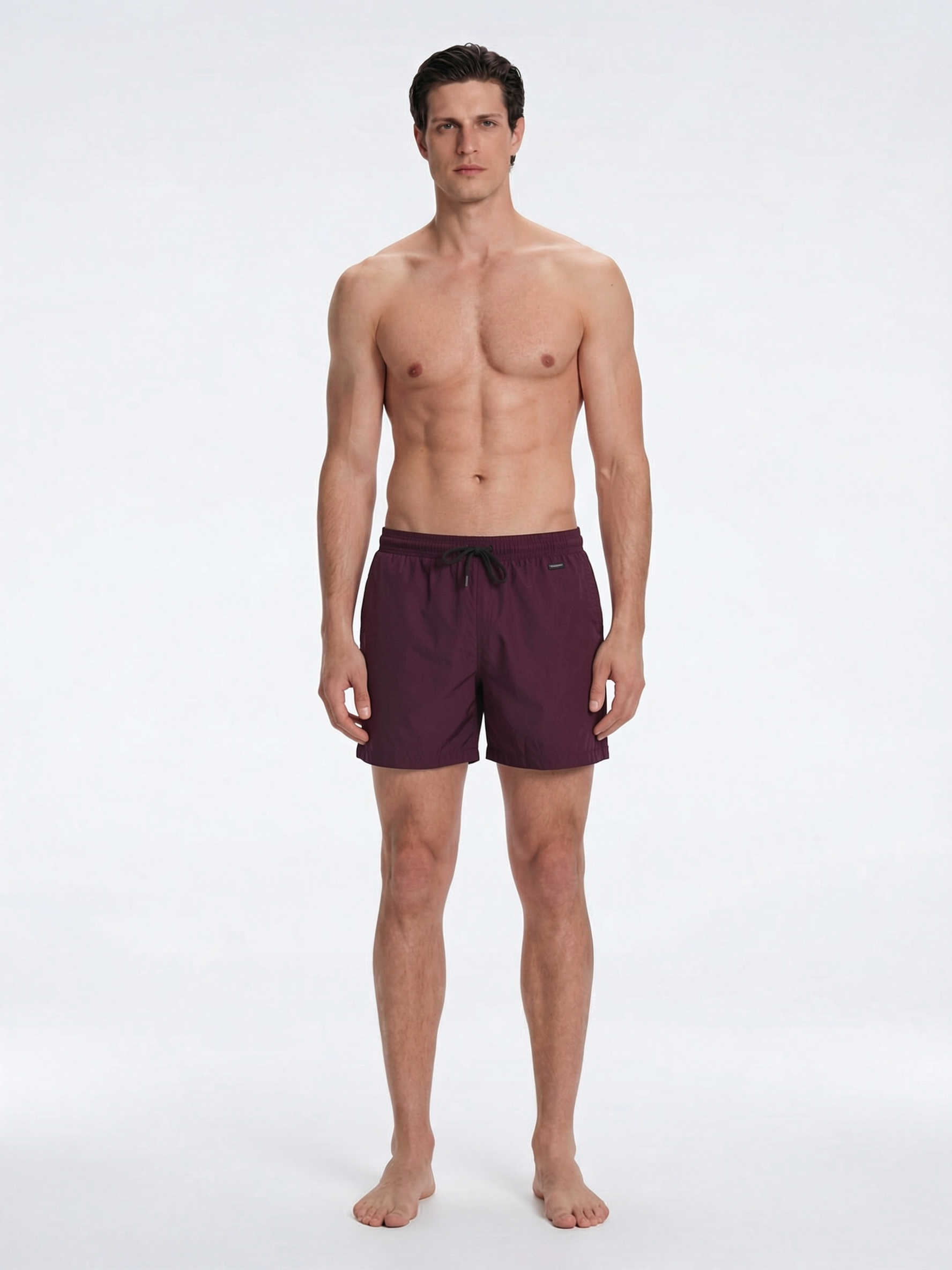 Louis Prune Quick-Dry Swim Shorts | Moeva | Shorts | Each week unveils new pieces—luxury swimwear, fluid resort silhouettes, and elevated summer-to-evening essentials designed to carry you from coastal escapes to city nights.
