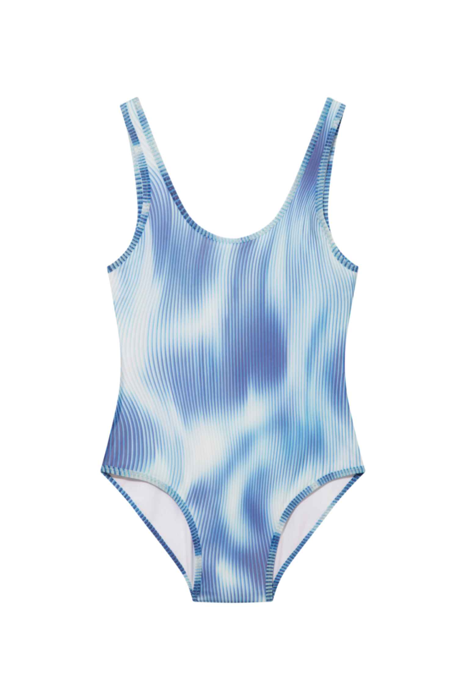 Birdie Blue Optical Kids One Piece | Moeva | Swimsuit | Each week unveils new pieces—luxury swimwear, fluid resort silhouettes, and elevated summer-to-evening essentials designed to carry you from coastal escapes to city nights.