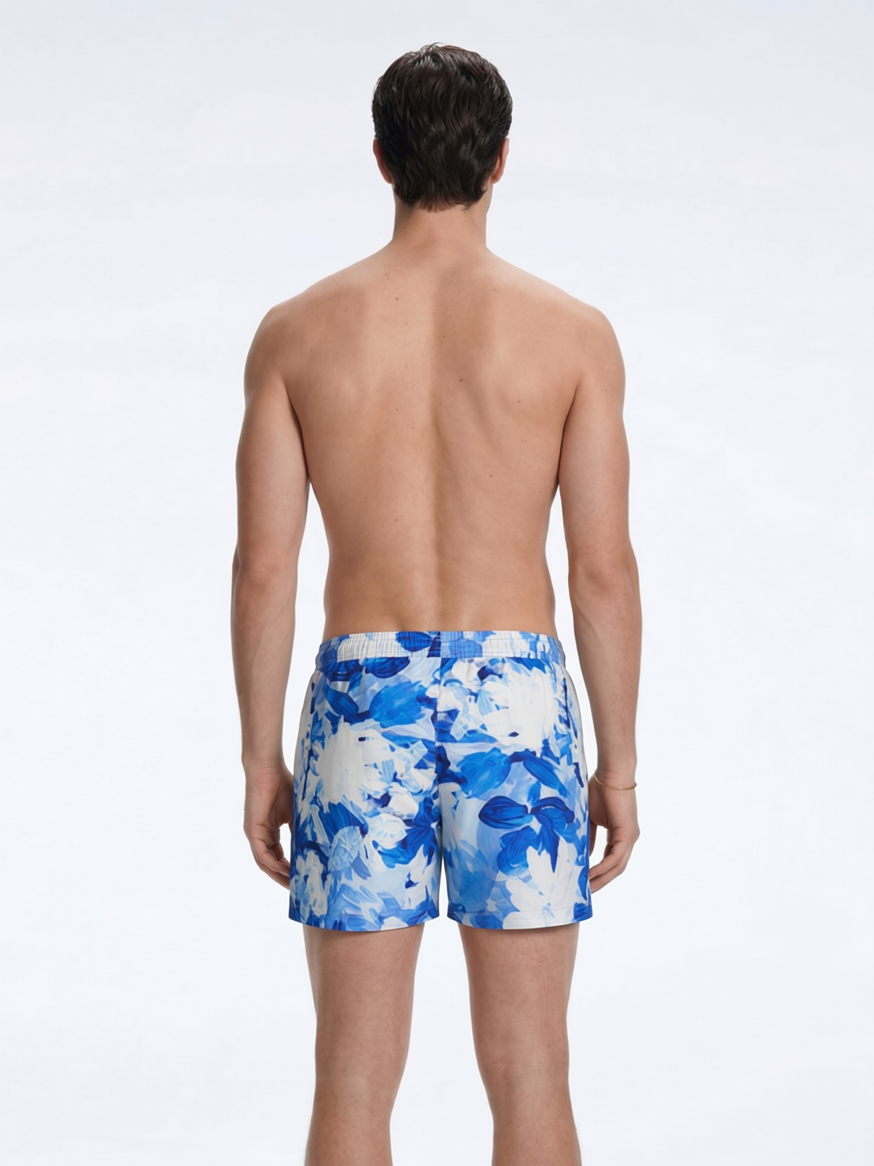 Louis Blue Abstract Quick-Dry Swim Shorts | Moeva | Shorts | Each week unveils new pieces—luxury swimwear, fluid resort silhouettes, and elevated summer-to-evening essentials designed to carry you from coastal escapes to city nights.